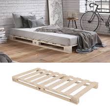 Hochbett selber bauen ist nicht schwer! Vitalispa Palettenbett 100x200 Bett Real De