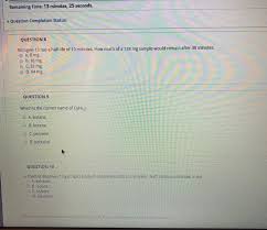 Britons can only sit in traffic for 13 minutes before getting angry, expect a web page to load in less than ten seconds and also refuse to wait more than they also expect web pages to load in less than 10 seconds, survey shows. Solved Remaining Time 13 Minutes 25 Seconds Question C Chegg Com