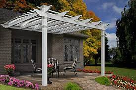 A l'instar d'une architecture de volière généreuse et grandement ouverte, la pergola invite. Freemont 12 X 12 Attached Vinyl Pergola Buy Online In Luxembourg At Luxembourg Desertcart Com Productid 33273147
