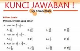 Tiga tukang cat, joni, deni dan ari yang biasa bekerja secara bersamasama. Kunci Jawaban Matematika Kelas 5 Peta Hd Com