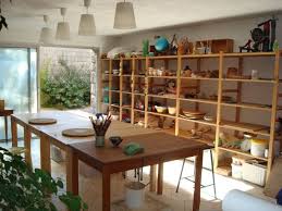 Https Sambaudelaire Com Atelier Design Studio Workspace Pottery Studio Studio Layout