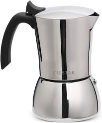 Familiar to classic coffee lovers, a traditional design aluminim italian style stove top espresso makers. Buy Chistar Stainless Steel Induction Stovetop Espresso Maker Moka Pot Coffee Maker For Full Bodied Coffee Makes 6 Cups 300ml Of Espresso Online In Turkey B08ld595tf