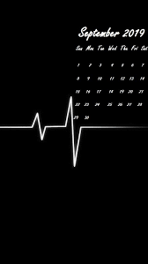 Heart Line Wallpaper Iphone September 2019 Calendar September September2019 Iphonecaledarwallpaper 2 Calendar Wallpaper September Wallpaper Lines Wallpaper