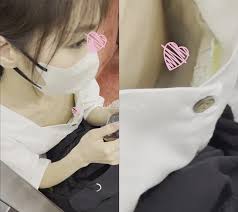 電車胸チラ]美人が前屈みなので覗いてみたら乳首まで見えてました！ - devil999.com - 盗撮・のぞき