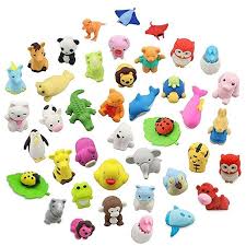 Amazon Com Lw Funny Toys 30pcs Animal Erasers Zoo Animal Assorted Puzzle Erasers Collectible Party Favors Games Prizes Funny Toys Animal Erasers Worried Kids