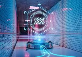 Download Futuristic Logo Projection Mockup Spon Logo Futuristic Mockup Projection Ad Logo Mockups Psd Futuristic Mockup
