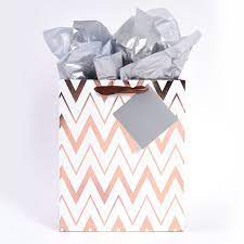 Per dozen #13813630 $ 7.99 (8) quick view. Icoloris Grande Chevron Rose Gold Hot Stamp Large Luxury Gift Bags