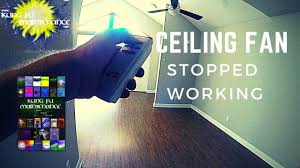 If the breaker is tripped, reset it and monitor the fan for a period of time. Ceiling Fan Not Working Worked Fine The Other Day Remote Lights Up Fan Won T Turn On Youtube