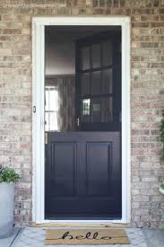 Vintage doors handcrafts each door from 100% furniture grade solid wood. Dutch Door With Screen That Is Retractable So You Don T See It