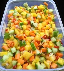 Viralkan sebarkan resep acar nanas pelengkap nas. Acar By Aras Galeri Bahan 1 Buah Resep Sang Bunda Facebook