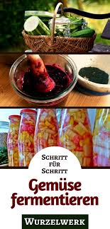 Gemuse Fermentieren Milchsauer Einlegen Leicht Gemacht Fermentiertes Gemuse Fermentieren Lebensmittel Essen