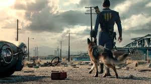 Download free Fallout 4 Sole Survivor With Dogmeat Wallpaper 
