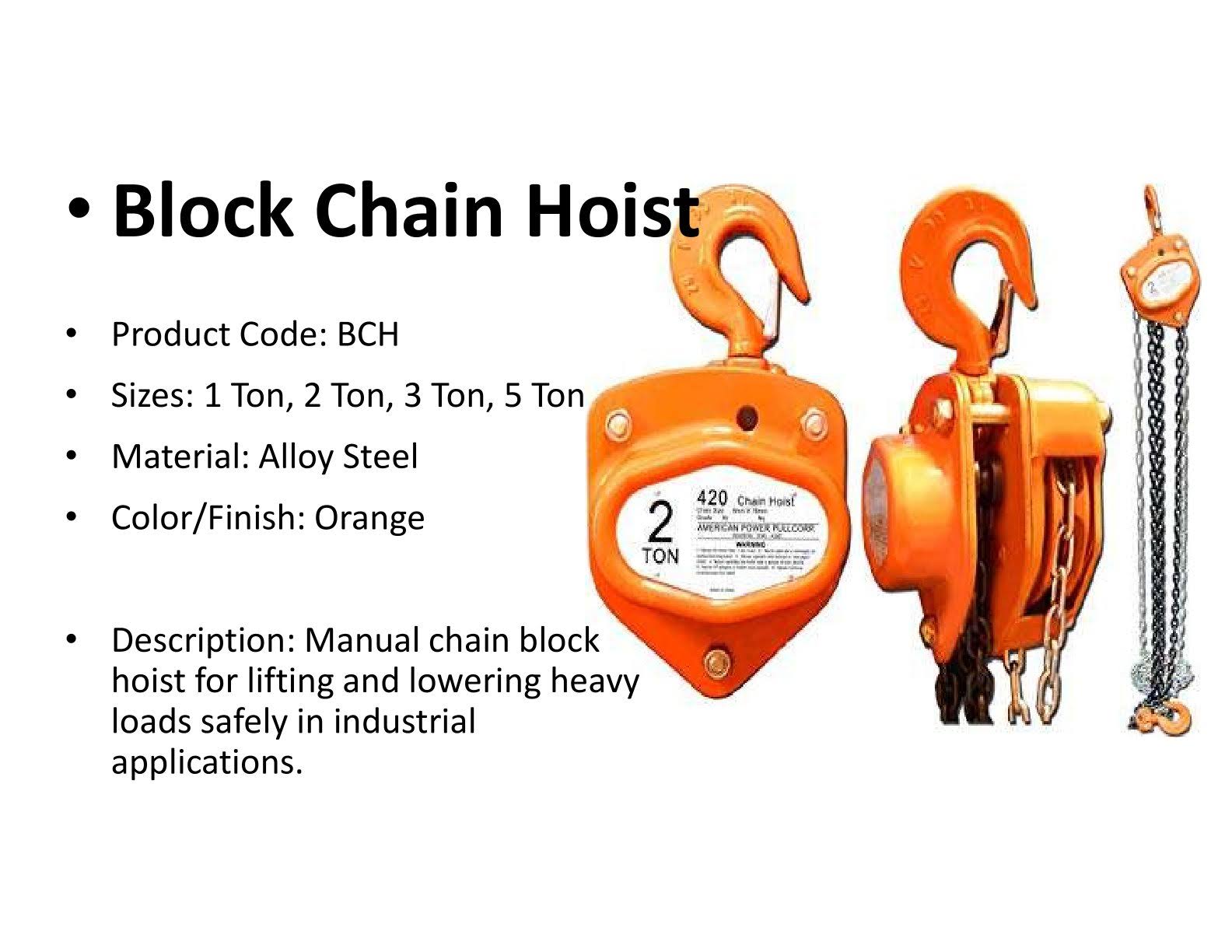 Block Chain Hoist product image