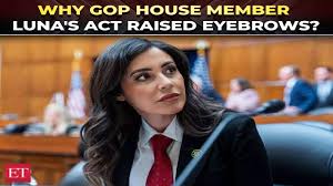 Anna Paulina Luna: GOP member who resigned from House Freedom Caucus,  causing a flutter - The Economic Times Video | ET Now
