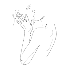 That Feeling Of You Linework Lineart Myartwork Design Lines Minimal Design Couplegoals Instacou Silhouette Art Outline Art Abstract Line Art