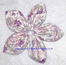 Cara Membuat Bros Bunga Lancip Dari Kain Perca Kain Perca Bros Bunga Cantik