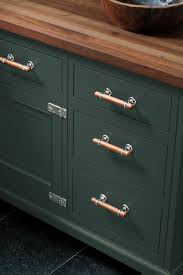Stockton 6 1 4 Walnut Pull Walnut Worktop Copper Handles Kitchen Kitchen Redesign