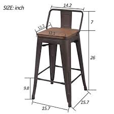 We did not find results for: Yongchuang Metal Barstools Industrial Counter Height Bar Stools Set Of 4 26 Wood Top Low Back Gunmetal Farmhouse Goals