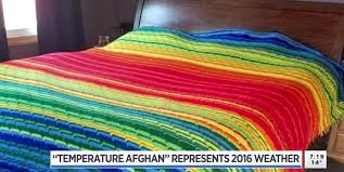 The concept is to knit one row for each day of the year, in a color corresponding to the temperature of. Temperature Blankets
