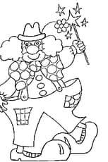 Coloriage clowns à imprimer, gratuit et facile. Coloriage Clown Rigolo En Ligne Gratuit A Imprimer
