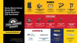 Once recognised as a pressing need for the company, the after sales and innovation team began working to solve this challenge, said orlando gadea ros, business innovation manager at stanley black & decker. Stanley Black Decker Brands Win 14 Popular Mechanics 2021 Tool Awards