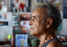 Pedro Cano: «Si no me acuerdo de los dolores, vengo al estudio y pinto. A  mis 80 años lo hago con la ilusión de siempre»