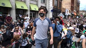 It lies on both banks of the mississippi river, just north of the river's confluence with the minnesota river, and adjoins saint paul, the state's capital. For Mayor Jacob Frey Of Minneapolis A Stinging Rebuke The New York Times