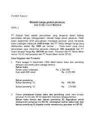 Total bahan baku langsung yang diminta selama bulan januari di rayburn company adalah sebesar $31.000 terdiri atas $2.510 untuk pesanan no.5574; Metode Harga Pokok Pesanan Job Order Cos 2