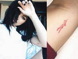 The youngest jenner now has the highest ink count, with four tiny red tattoos and three black ones. A Complete Guide To Kylie Jenner S 9 Known Tattoos