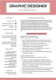 Here's a sample resume for a graphic designer made using our resume builder. Graphic Design Objective For Resume