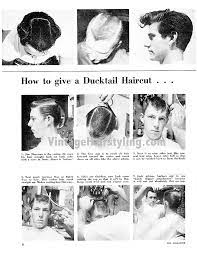 Men S Vintage 1950s Haircuts Ducktail Tutorial And More Bobby Pin Blog Vintage Hair And Makeup Tips And Tutorials