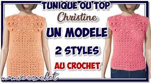 √livraison gratuite plus de 39€ √retours gratuits sous 30 jours. Comment Faire Un Haut Top Tunique Ou Robe Christine Facile Au Crochet Tuto Pas A Pas Debutante Youtube