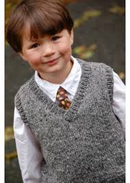 Vest Beginner Sweater Knitting Kit Basic Vest For Children 256 Knit N Purl