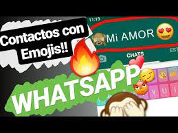 Sobre todo, si quieres que los mensajes que envíes tengan ese toque divertido en todo momento. Como Hacer Para Poner Emojis En Los Contactos De Whatsapp