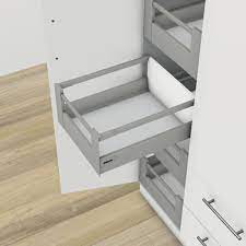Our premium dovetailed drawers are ideal when the aesthetic of the drawer is very important. Internal Drawer Box With Railing Blum Tandembox Antaro System Height D Drawer Side Height 83 Mm Online At Hafele