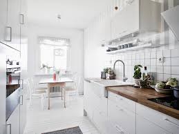 A Light And Airy White And Grey Swedish Apartment Interior Design Kitchen Scandinavian Kitchen Design Kitchen Inspirations
