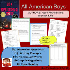 Learn vocabulary, terms and more with flashcards, games and other study tools. All American Boys Authors Jason Reynolds And Brendan Kiely Novel Unit