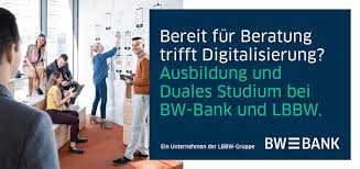 Banken und versicherungen 1 angebot am. Ausbildung Bankkaufmann Bankkauffrau Baden Wurttembergische Bank Goppingen