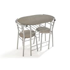 L'ensemble table et chaises présentés sont réalisés avec des matériaux qui mettent en valeur l'âme et l'identité, en interprétant, selon les dans l'image: Ensemble Duo Table 2 Chaises Gris Meuble De Cuisine Kitchenette Cuisine Decoration Interieur