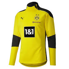 Reus, haaland, malen und co. Puma Bvb Borussia Dortmund Training Fleece Cyber Yellow Puma Black L 41 97