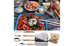 Coffret 6 Couteaux 6 Fourchettes Laguiole Olivier