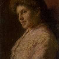 Hurricane Katrina] New Orleans, LA., 10/18/2005 -- Artist, Andrea Garland  takes a break from cleaning out her home and artist studio in Bywater  following Hurricane Katrina. She reveals her new tatoo, "9th