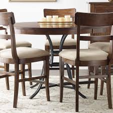 Sold and shipped by first choice home. Kincaid Furniture The Nook 664 54mcp 54 Round Solid Wood Counter Height Table With Rustic Metal Base Goods Furniture Pub Tables