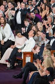 Audience members appeared breathless while they watched the future king of pop sing in such an impressive range. 2014 Oscars Org Academy Of Motion Picture Arts And Sciences