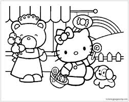 Hope that this channel can be useful for arousing children's rich. Hello Kitty Have A Lot Of Candy Coloring Pages Cartoons Coloring Pages Free Printable Coloring Pages Online