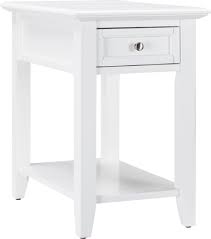 White Accent Tables Round Small Tall Decorative Tables End tables serve a practical purpose, of course: