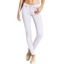 Womens Stretch Skinny Leggings Casual Jogger Plain Denim Pants