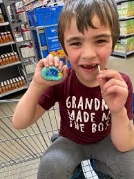 Hiding a rock in Kenosha, Wisconsin