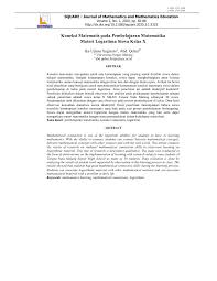 Mau tahu seperti apa contoh soalnya? Pdf Koneksi Matematis Pada Pembelajaran Matematika Materi Logaritma Siswa Kelas X