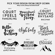 A Court Of Mist And Fury Tote Bag A Court Of Thorns And Roses Bag Acomaf Acotar Bookish Tote Bag A Court Of Mist And Fury Sarah J Maas Books Sarah